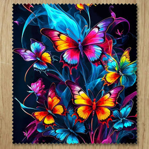 Chiffonnette Papillon Famille illustrée à la main en Anjou