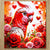 Chiffonnette Perroquet Rose