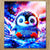 Chiffonnette Petit Pingouin