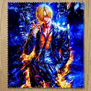 Chiffonnette Sanji One Piece illustrée à la main en Anjou