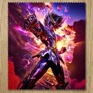 Chiffonnette Seiya de Pégase Saint Seiya illustrée à la main en Anjou