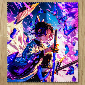 Chiffonnette Shinobu Kocho Demon Slayer illustrée à la main en Anjou