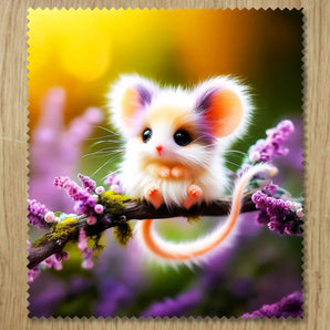 Chiffonnette Souris illustrée à la main en Anjou