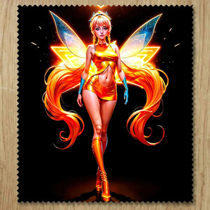 Chiffonnette Stella Winx illustrée à la main en Anjou