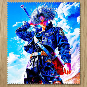 Chiffonnette Trunks Dragon Ball illustrée à la main en Anjou