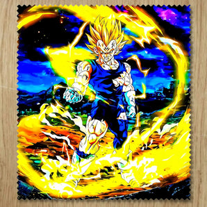 Chiffonnette Vegeta Dragon Ball Z illustrée à la main en Anjou
