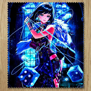 Chiffonnette Yelan Genshin Impact illustrée à la main en Anjou