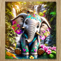 Chiffonnette Éléphant Bébé