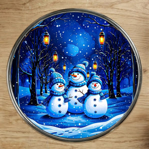 Magnet Bonhomme de Neige illustré à la main en Anjou
