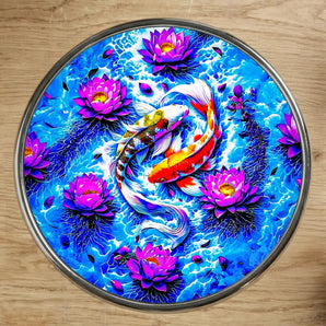 Magnet Carpe Koi illustré à la main en Anjou