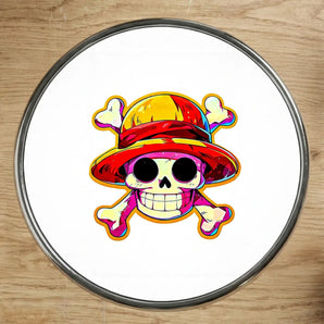 Magnet Drapeau One Piece illustré à la main en Anjou