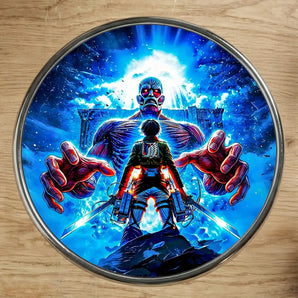 Magnet Eren Attaque des Titans illustré à la main en Anjou