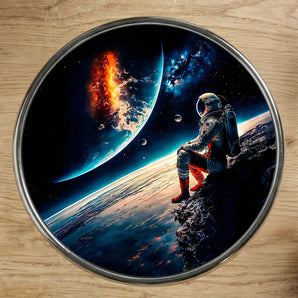 Magnet Espace illustré à la main en Anjou