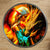 Magnet Femme et Dragon
