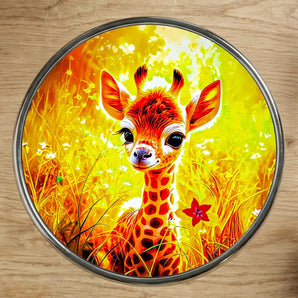 Magnet Girafe illustré à la main en Anjou
