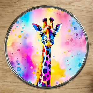 Magnet Girafe Pop Art illustré à la main en Anjou