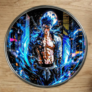Magnet Grimmjow Jaggerjack Bleach illustré à la main en Anjou