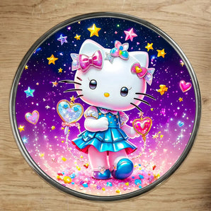 Magnet Hello Kitty illustré à la main en Anjou