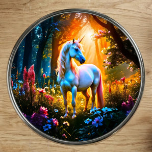 Magnet Licorne illustré à la main en Anjou
