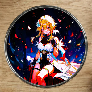 Magnet Lumine Genshin Impact illustré à la main en Anjou