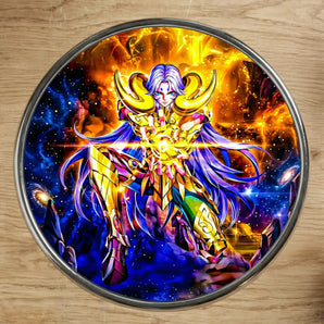 Magnet Mû du Bélier Saint Seiya illustré à la main en Anjou