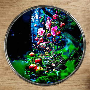Magnet Pomme illustré à la main en Anjou