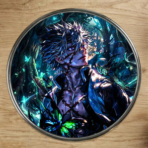 Magnet Sanemi Shinazugawa Demon Slayer illustré à la main en Anjou