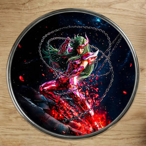 Magnet Shun d'Andromède Saint Seiya illustré à la main en Anjou