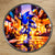 Magnet Sonic SEGA illustré à la main en Anjou