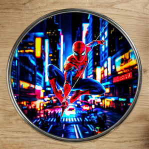 Magnet Spiderman illustré à la main en Anjou