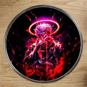 Magnet Sukuna Jujutsu Kaisen illustré à la main en Anjou