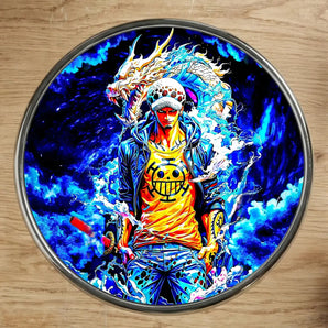Magnet Trafalgar Law One Piece illustré à la main en Anjou