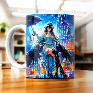 Tasse Albedo Overlord illustrée à la main en Anjou
