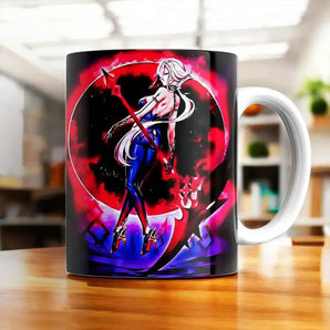 Mug Arlecchino Genshin Impact illustré à la main en Anjou