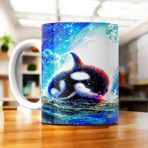 Mug Orque illustré à la main en Anjou
