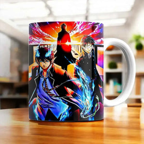 Mug Blue Exorcist illustré à la main en Anjou