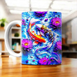 Mug Carpe Koi illustré à la main en Anjou