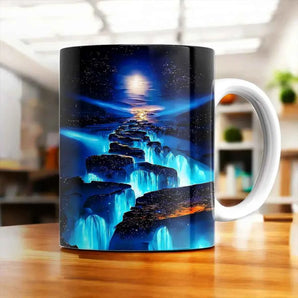 Mug Cascade illustré à la main en Anjou