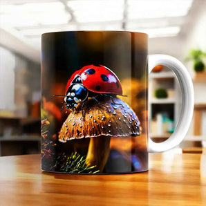 Mug Coccinelle illustré à la main en Anjou