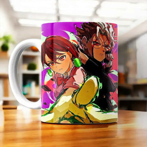Tasse Dandadan illustrée à la main en Anjou