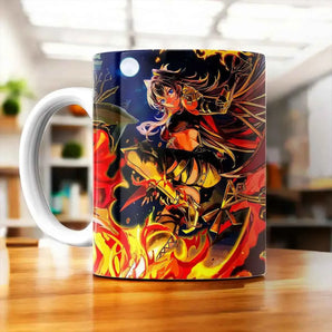 Tasse Dehya Genshin Impact illustrée à la main en Anjou