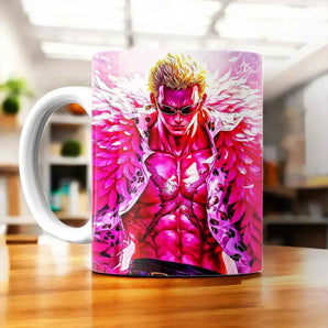 Tasse Doflamingo One Piece illustrée à la main en Anjou