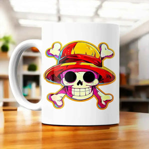Tasse Drapeau One Piece illustrée à la main en Anjou
