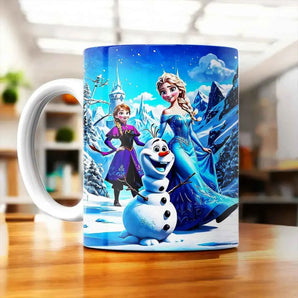 Tasse Elsa illustrée à la main en Anjou