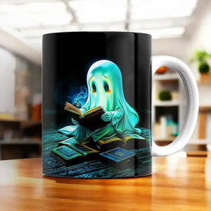 Mug Fantôme Mignon illustré à la main en Anjou