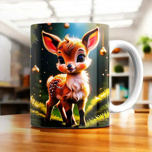 Mug Faon illustré à la main en Anjou