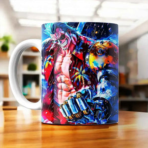 Tasse Franky One Piece illustrée à la main en Anjou