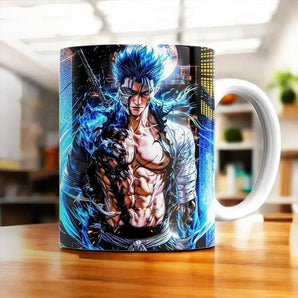 Mug Grimmjow Jaggerjack Bleach illustré à la main en Anjou