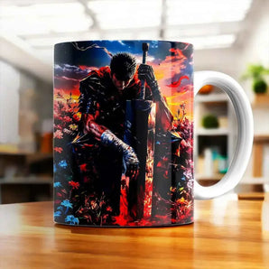 Mug Guts Berserk illustré à la main en Anjou
