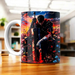Mug Guts Berserk illustré à la main en Anjou